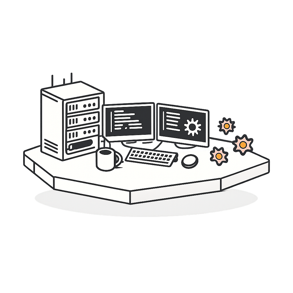 IT & Software website illustration